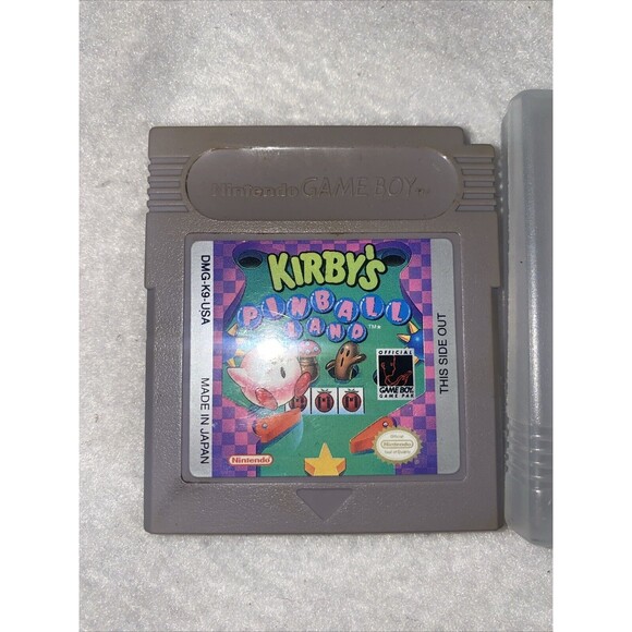 Kirby's Pinball Land Nintendo Game Boy 1993 And Clear Case Dmg k9-usa Vintage - Picture 2 of 5